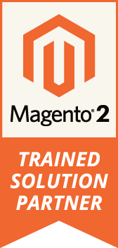 magento 2 trained solution partner badge